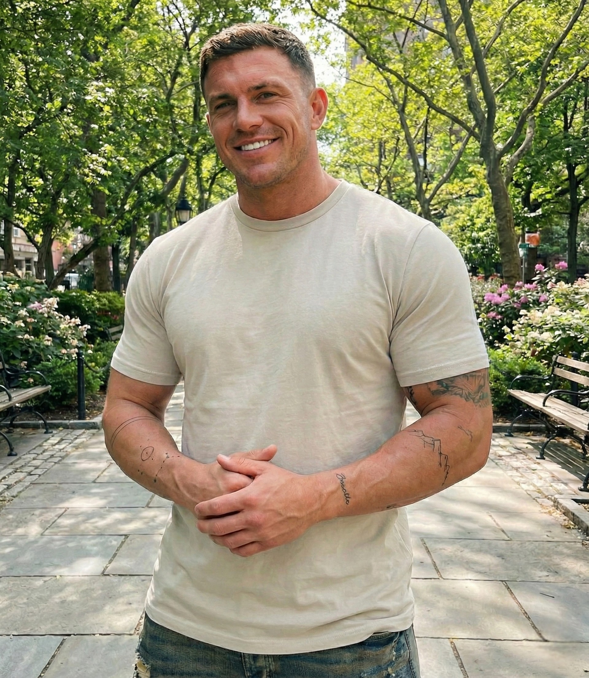 SuperFit Tee - Beige