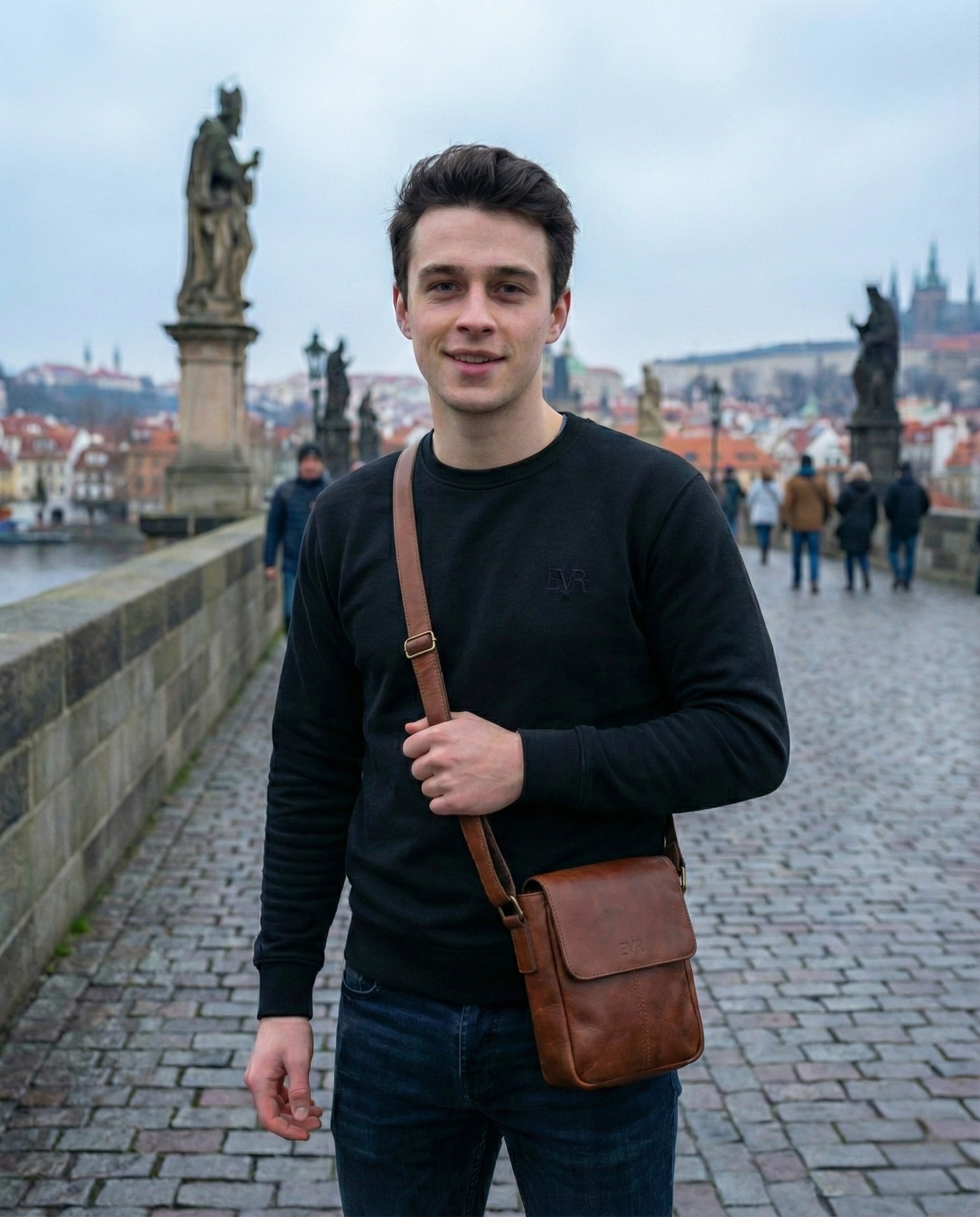 Velvet Sweatshirt Pure Black